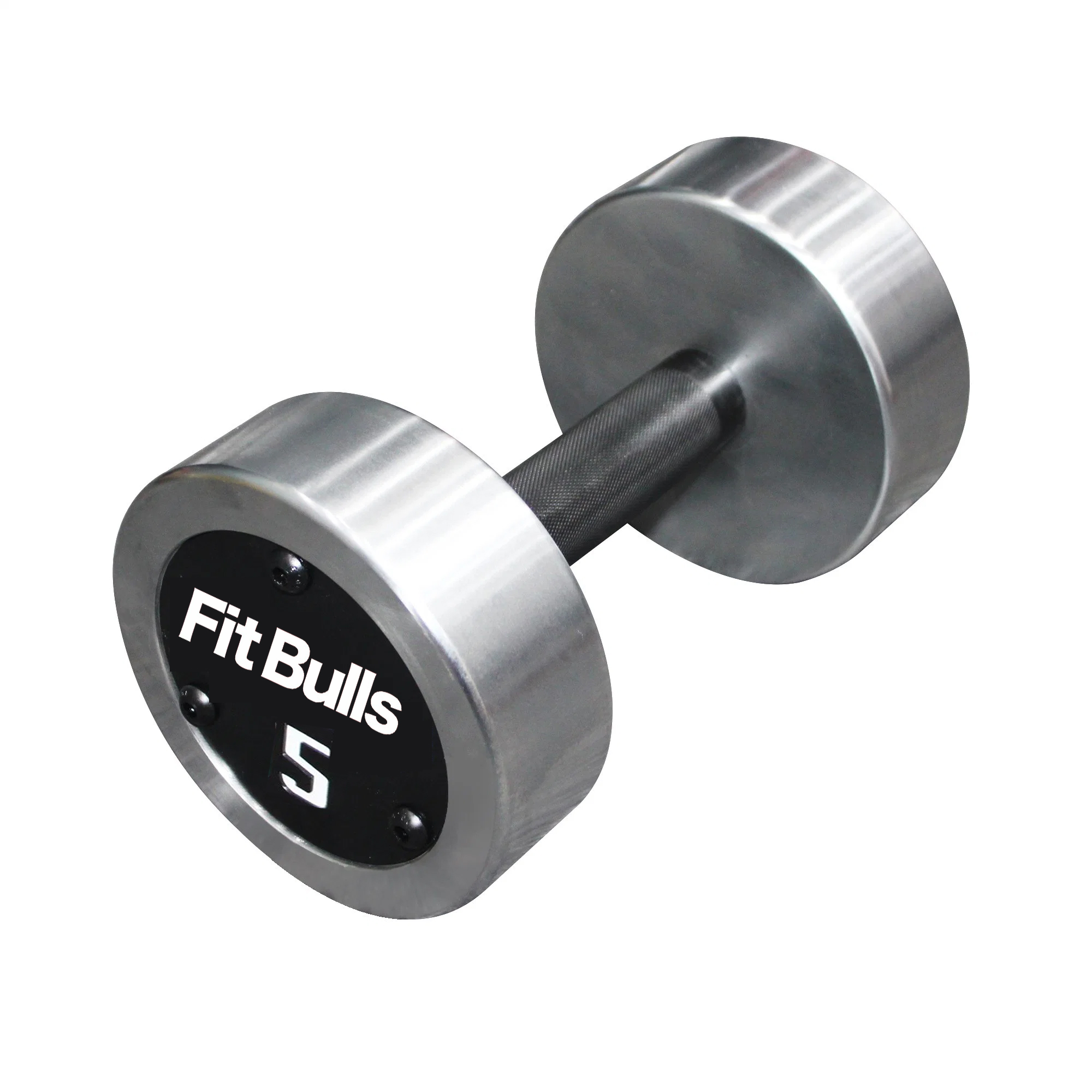 CHROME DUMBBELLS IN MATTLE LOGO